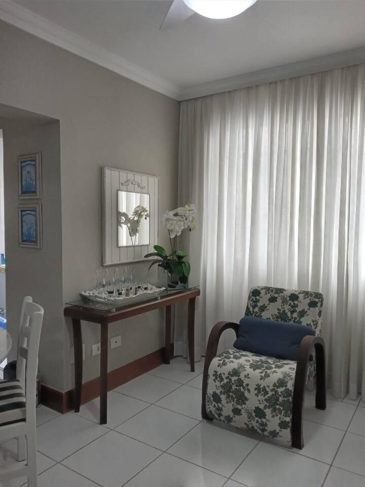 Apartamento completo na calçada da praia Apartment Guaruja Exterior photo